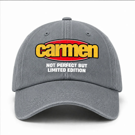 Your Name Not Perfect But Limited Edition Red Logo Washed Cap CARMEN 13K1 C84PF