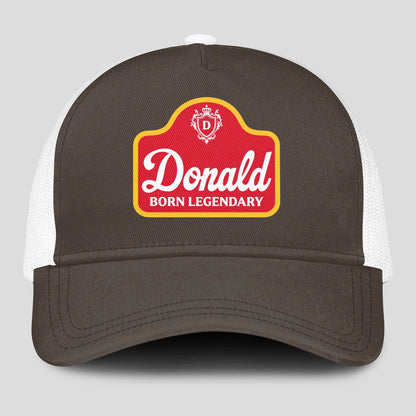 Born Legendary Charcoal Mesh Cap DONALD 13K1 C196PF
