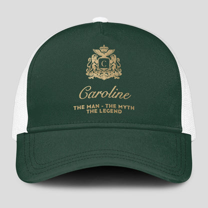 The Man The Myth The Legend Sage Green Mesh Cap CAROLINE 13K1 C192PF