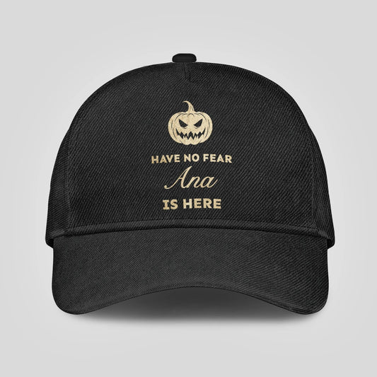 Have No Fear Your Name Is Here Jack O' Lantern Black Cap ANA 13K1 C164PF
