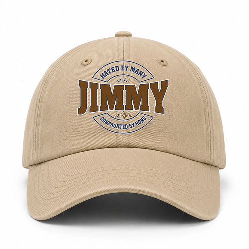 Hated By Many Confronted By None Washed Cap JIMMY 13K1 C36PF