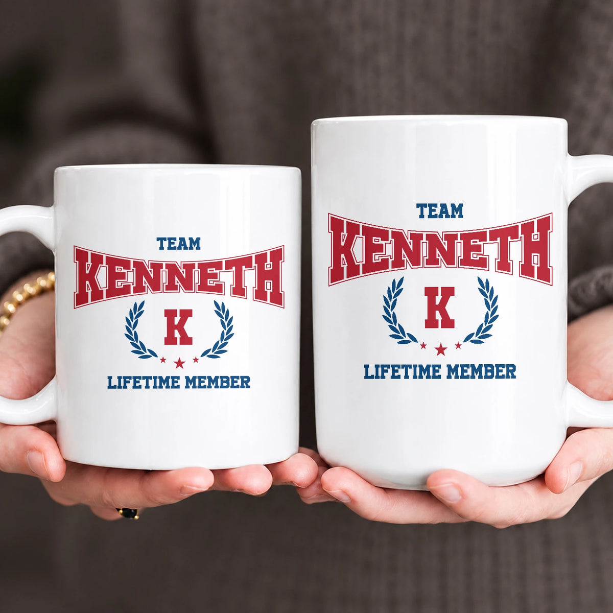 Team Your Name Lifetime Member Sporty Mug KENNETH 13K1 MG09