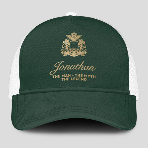 The Man The Myth The Legend Sage Green Mesh Cap JONATHAN 13K1 C192PF
