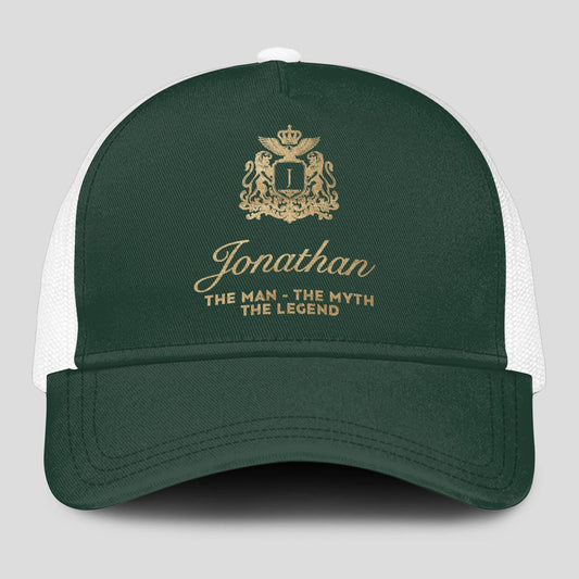 The Man The Myth The Legend Sage Green Mesh Cap JONATHAN 13K1 C192PF