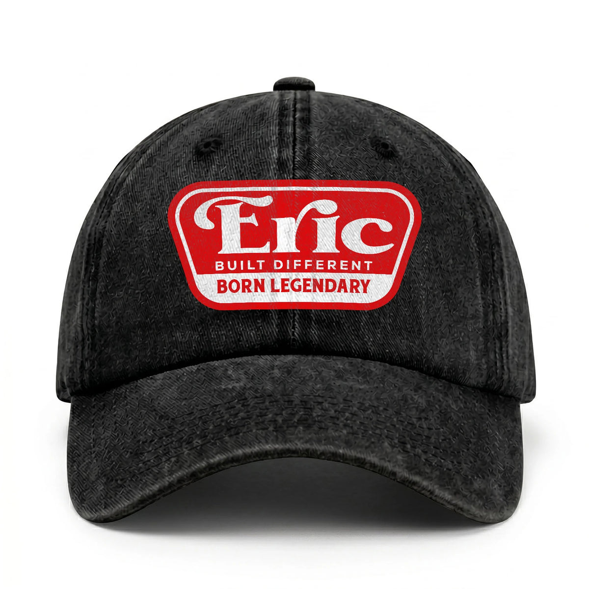 Built Different Born Legendary Red Logo Washed Cap ERIC 13K1 C63PF