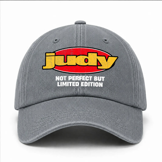 Your Name Not Perfect But Limited Edition Red Logo Washed Cap JUDY 13K1 C84PF
