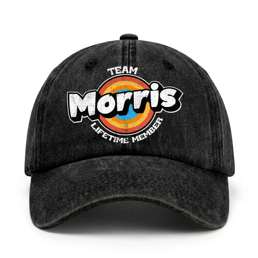Team Your Name Lifetime Member Logo Cap MORRIS 13K1 C66PF