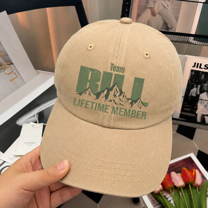 Team Your Name Lifetime Member Mountain Cap BILL 13K1 C58PF