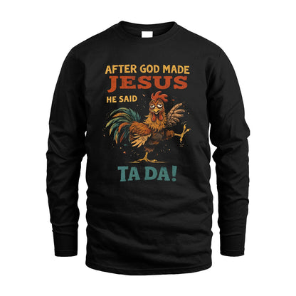 JESUS 13K1-563 After God Made Name He Said Ta Da!