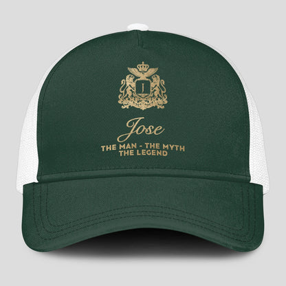 The Man The Myth The Legend Sage Green Mesh Cap JOSE 13K1 C192PF