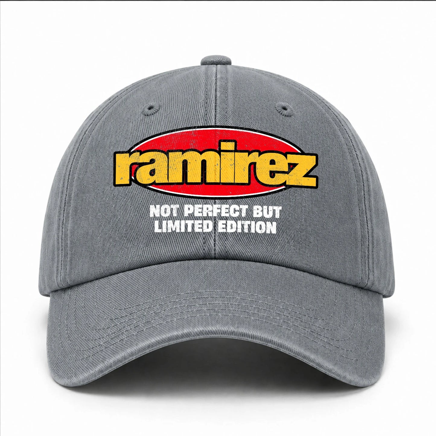 Your Name Not Perfect But Limited Edition Red Logo Washed Cap RAMIREZ 13K1 C84PF