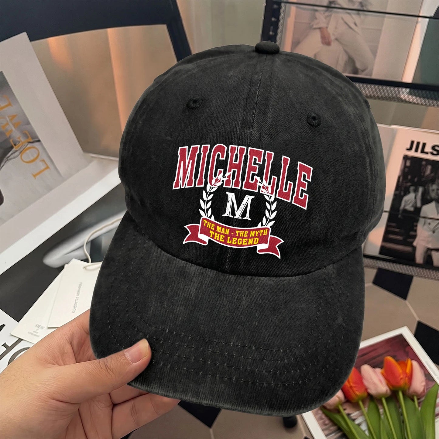 The Man The Myth The Legend Royal Cap MICHELLE 13K1 C32PF