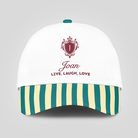 Live Laugh Love Green And Yellow Royal Cap JOAN 13K1 C122PF