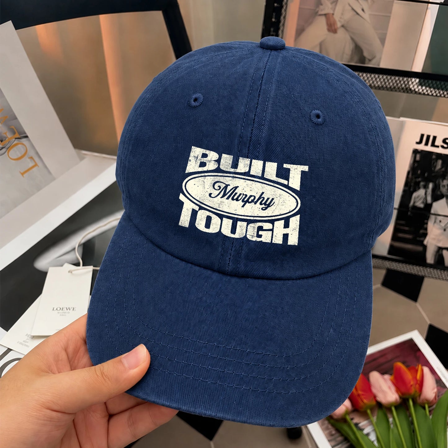 Built Your Name Tough Slogan Washed Cap MURPHY 13K1 C96PF