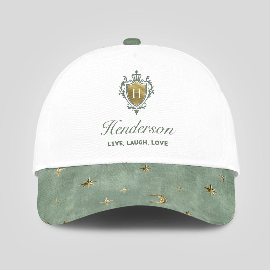 Live Laugh Love Stars And Moon Green Cap HENDERSON 13K1 C124PF