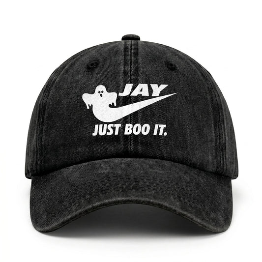 Just Boo It Halloween Washed Cap JAY 13K1 C83PF