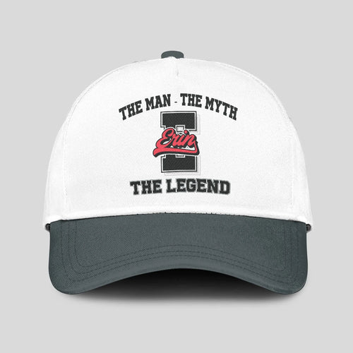 The Man The Myth The Legend Custom Initial Letter And Name Cap ERIN 13K1 C38PF