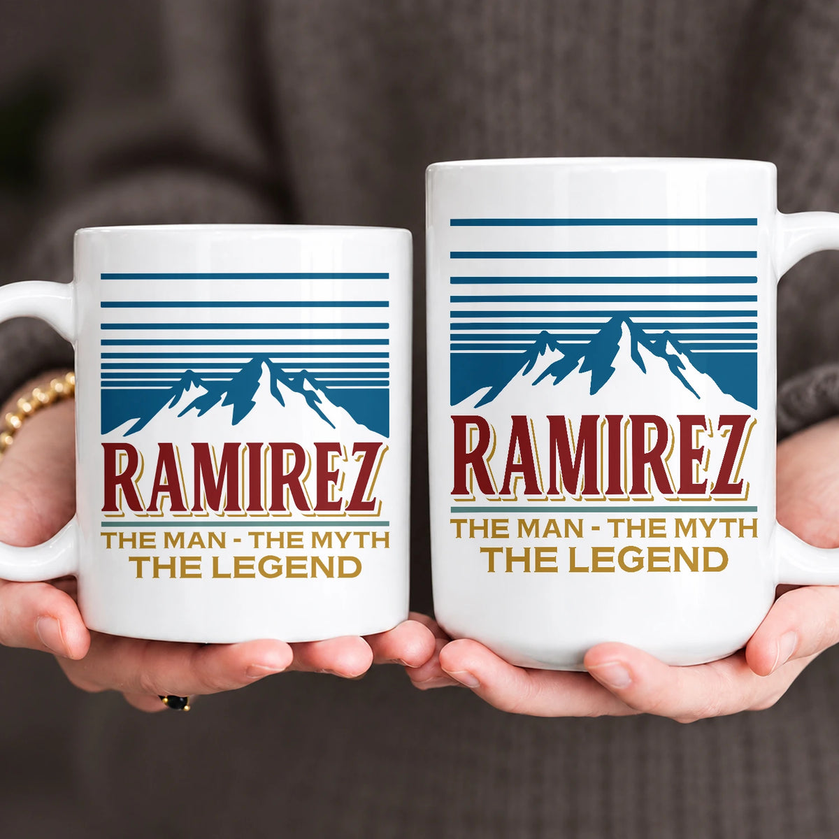 The Man The Myth The Legend Mountain Mug RAMIREZ 13K1 MG04