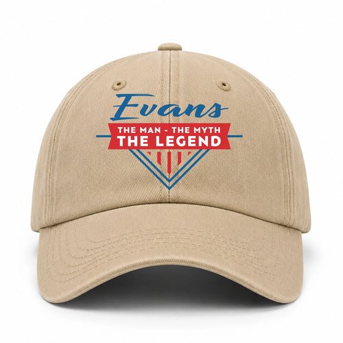 The Man The Myth The Legend Logo Washed Cap EVANS 13K1 C37PF