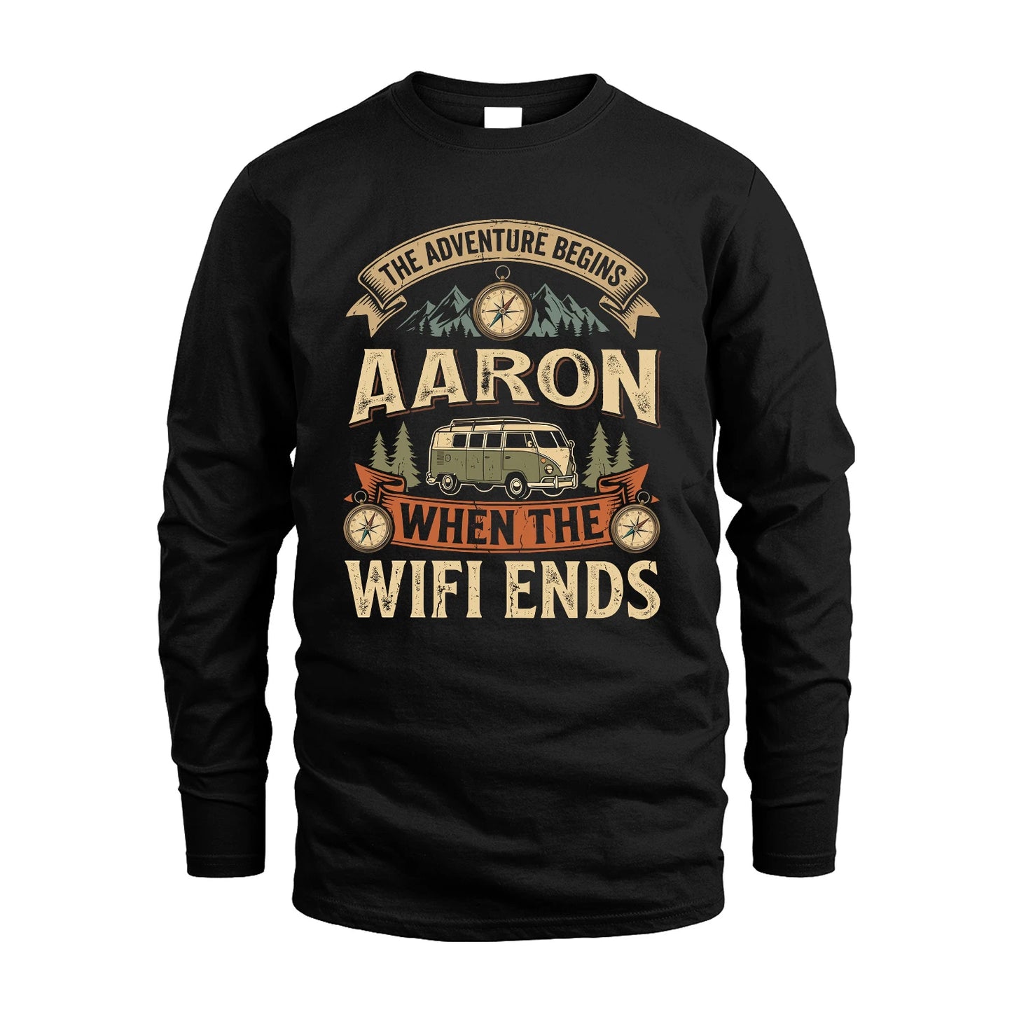 AARON 13K1-547 The Adventure Begins Name When The Wifi Ends
