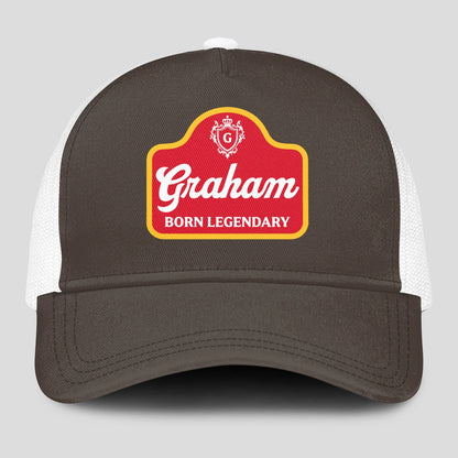 Born Legendary Charcoal Mesh Cap GRAHAM 13K1 C196PF