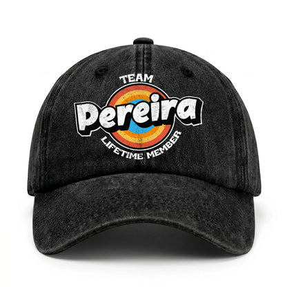Team Your Name Lifetime Member Logo Cap PEREIRA 13K1 C66PF