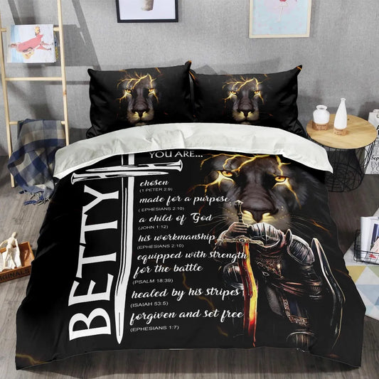 BETTY Limited Edition Personalized Bedding Set 13K1-BS1