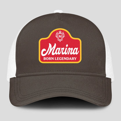 Born Legendary Charcoal Mesh Cap MARINA 13K1 C196PF