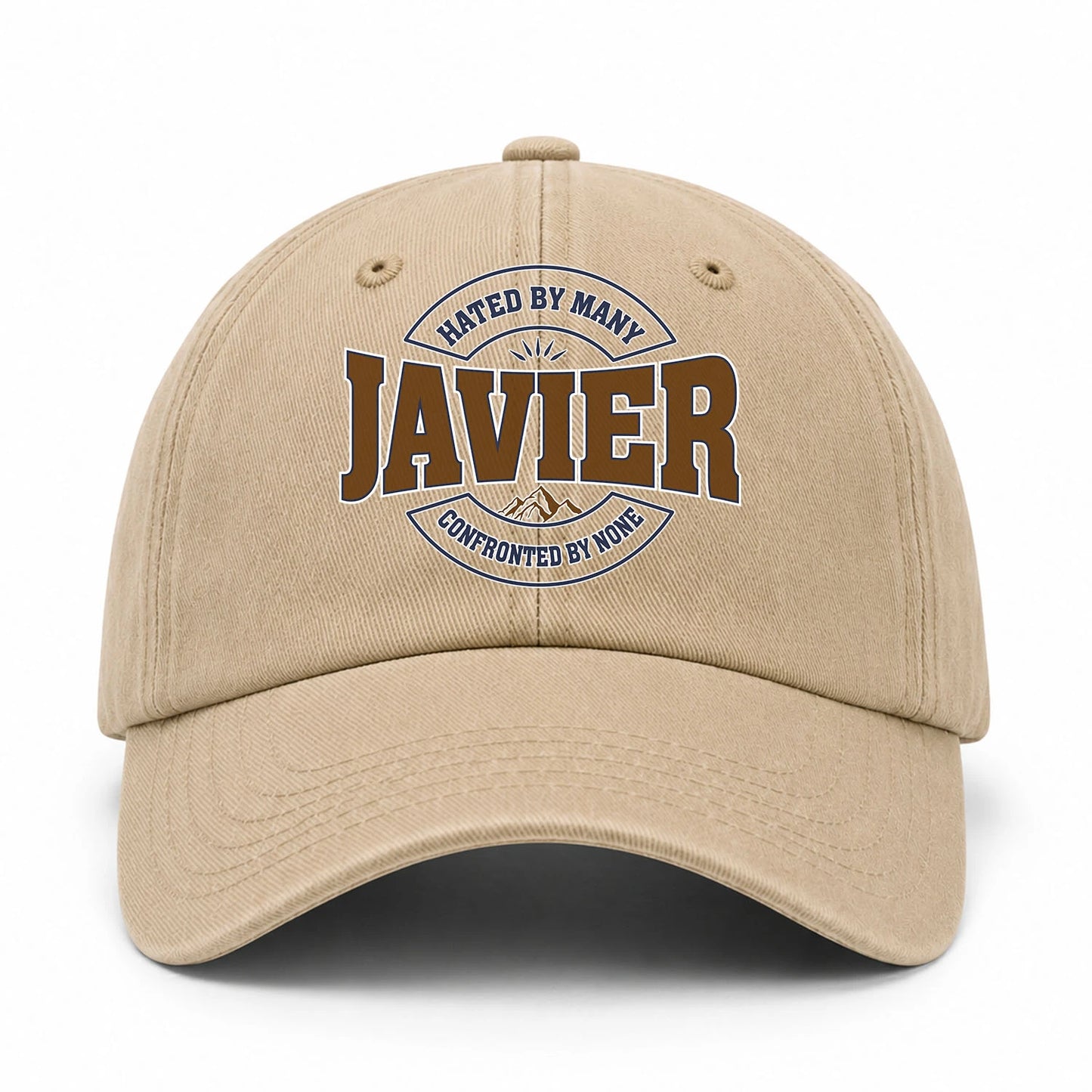 Hated By Many Confronted By None Washed Cap JAVIER 13K1 C36PF