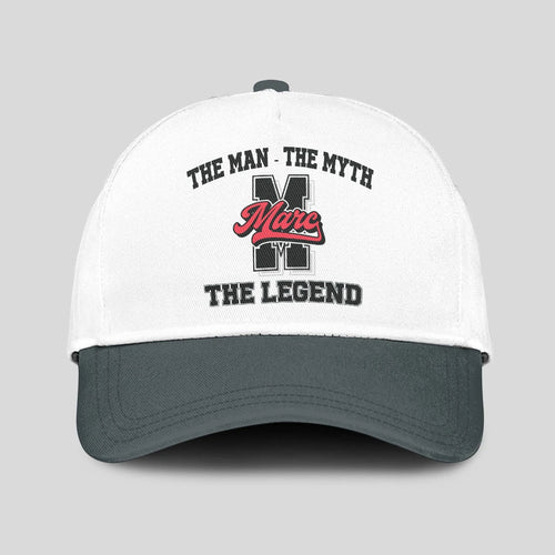 The Man The Myth The Legend Custom Initial Letter And Name Cap MARC 13K1 C38PF