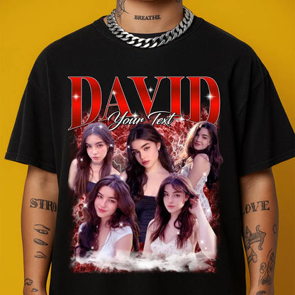 DAVID 13K1-CTN1 Bootleg Rap Tee | Custom Bootleg T-Shirt | Perfect Gift