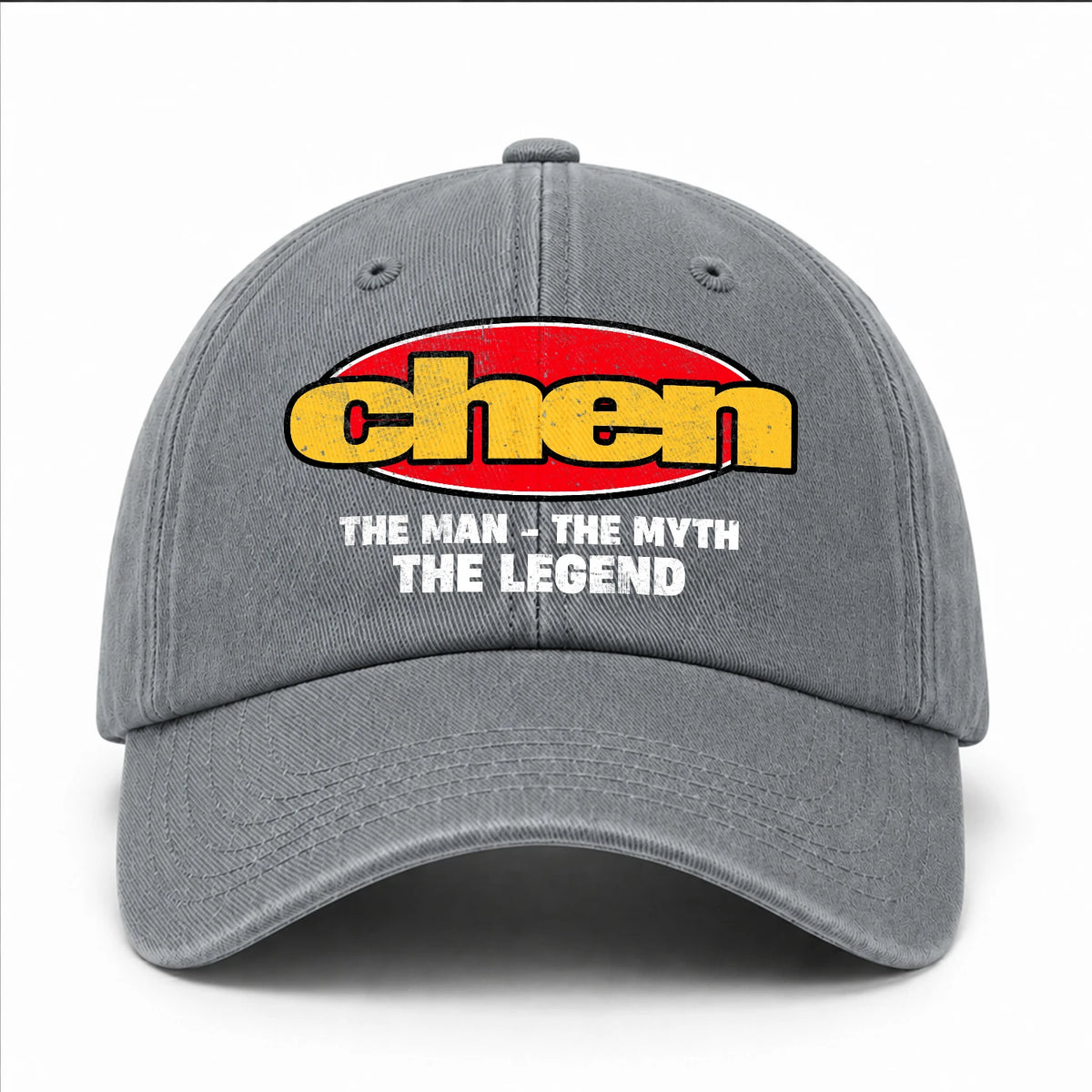 The Man The Myth The Legend Vintage Logo Washed Cap CHEN 13K1 C162PF