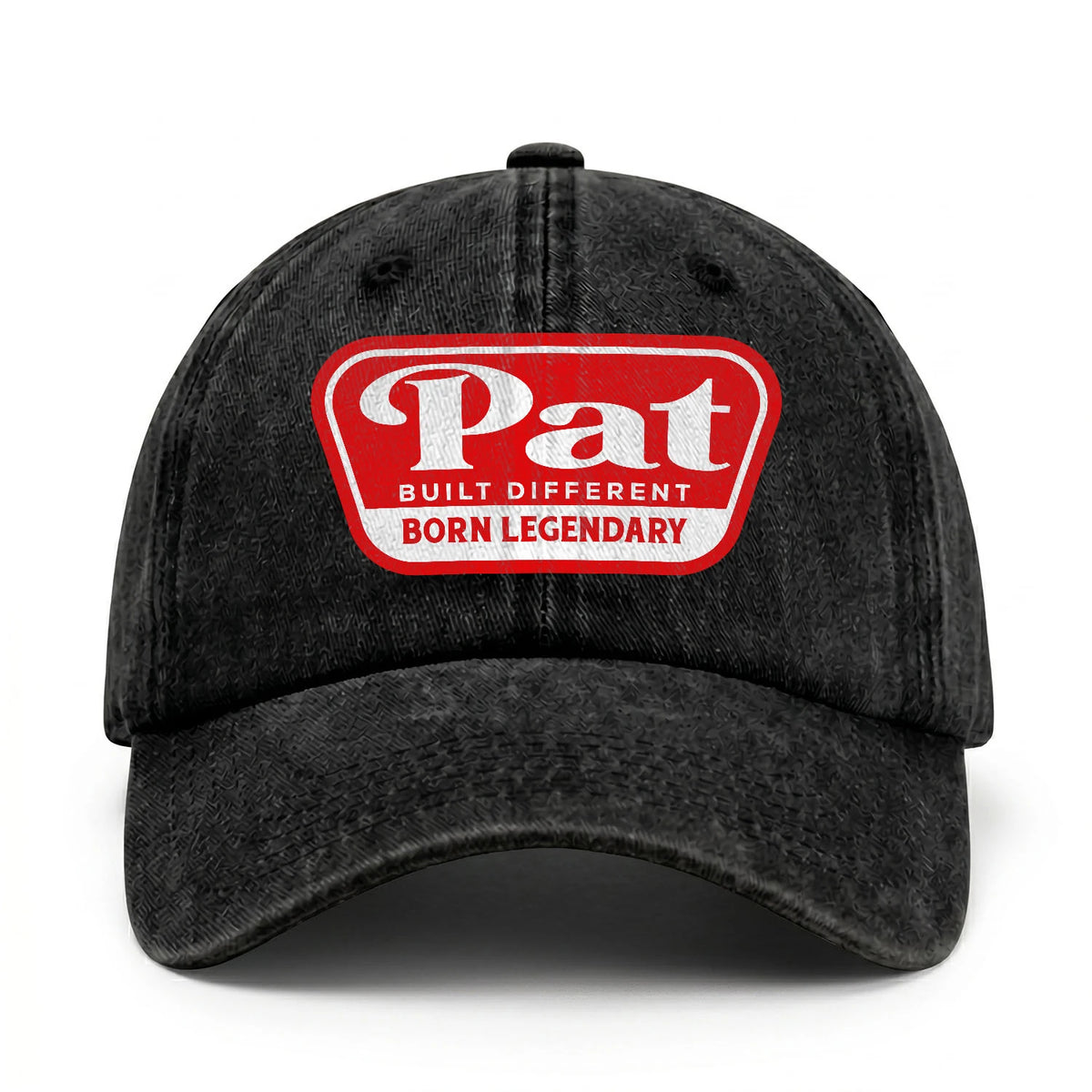 Built Different Born Legendary Red Logo Washed Cap PAT 13K1 C63PF