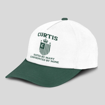 Hated By Many Confronted By None Luxury Logo Cap CURTIS 13K1 C41PF