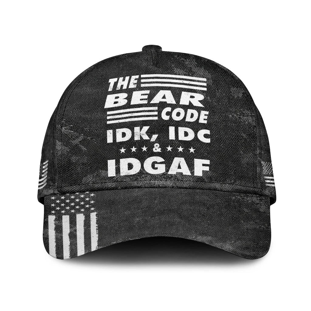 The Name Code IDK, IDC & IDGAF BEAR 13K1 C15PF