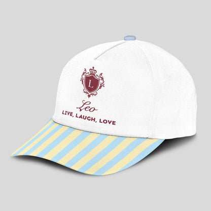 Live Laugh Love Blue And Yellow Luxury Cap LEO 13K1 C121PF