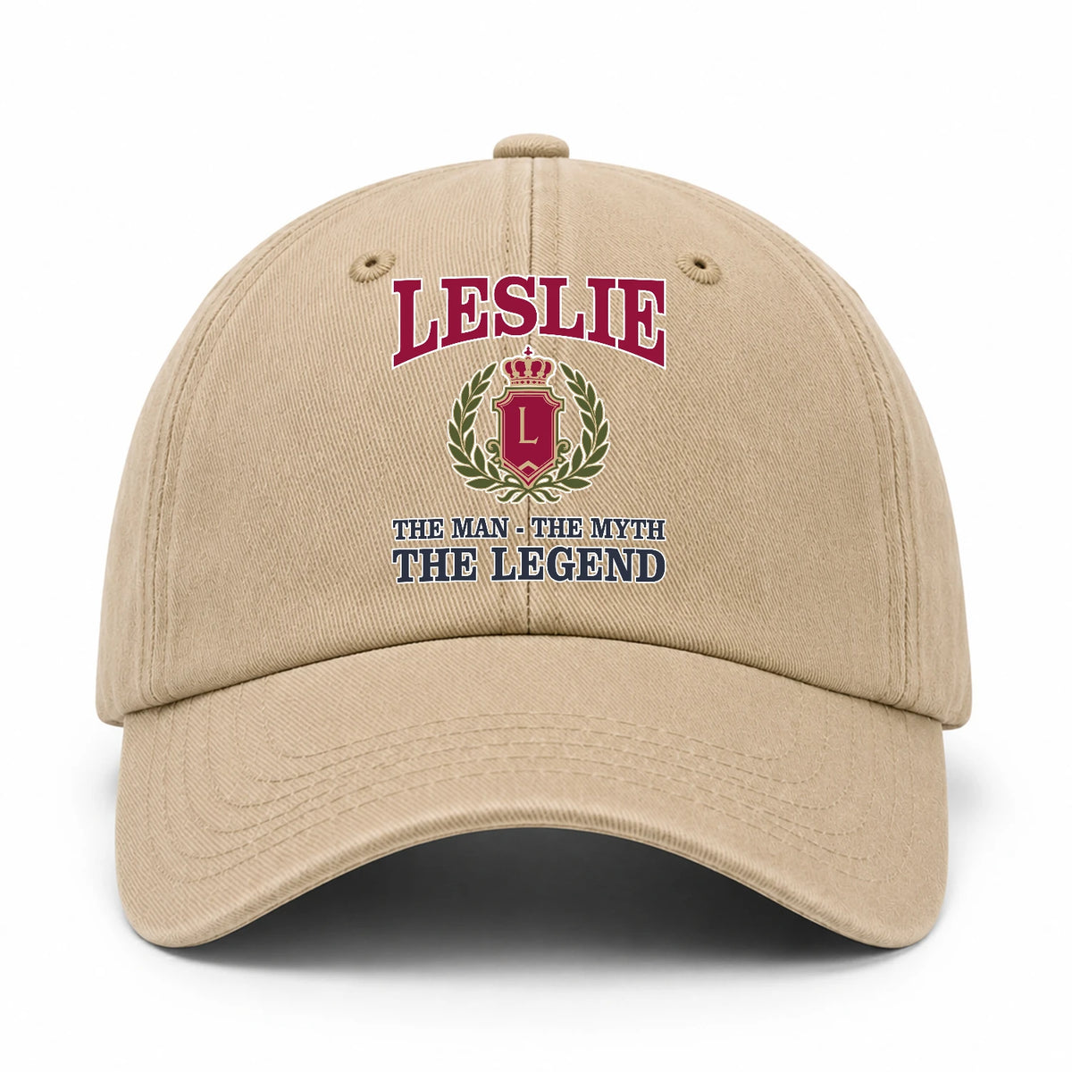 The Man The Myth The Legend Royal Khaki Cap LESLIE 13K1 C116PF