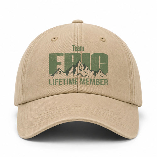 Team Your Name Lifetime Member Mountain Cap ERIC 13K1 C58PF