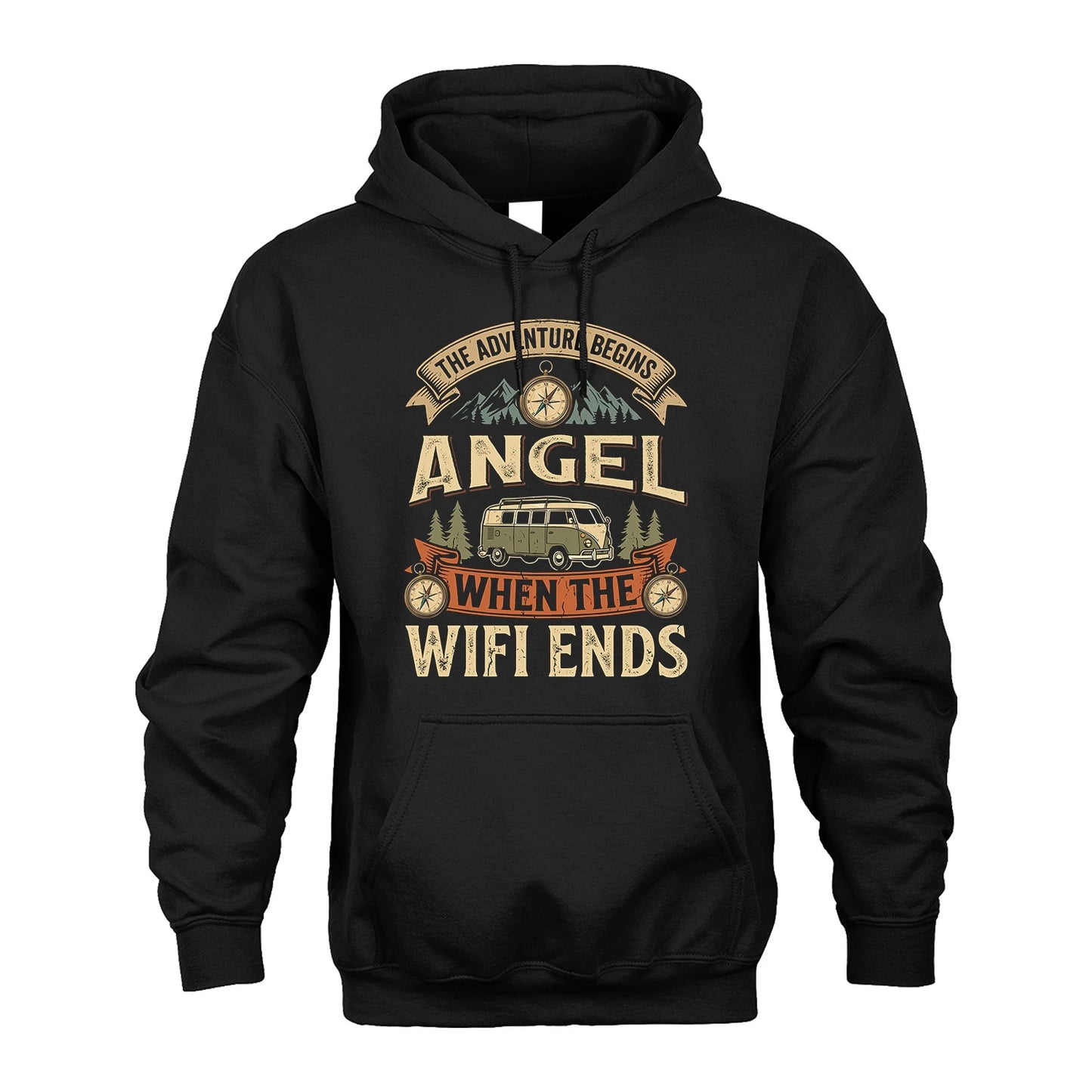 ANGEL 13K1-547 The Adventure Begins Name When The Wifi Ends