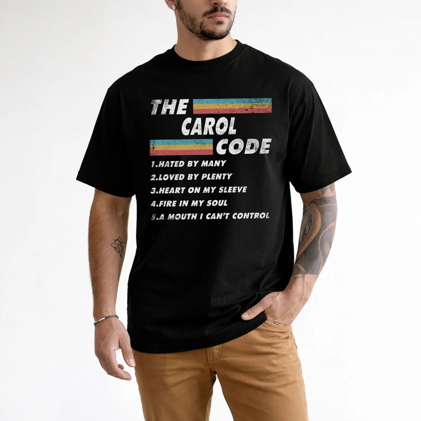 CAROL 13K1-561 The Name Code Vintage Graphic
