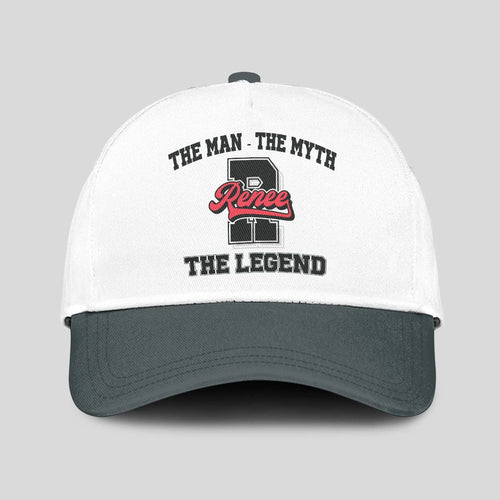 The Man The Myth The Legend Custom Initial Letter And Name Cap RENEE 13K1 C38PF