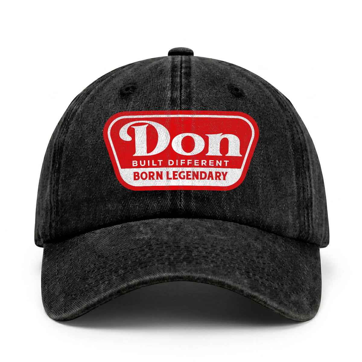 Built Different Born Legendary Red Logo Washed Cap DON 13K1 C63PF