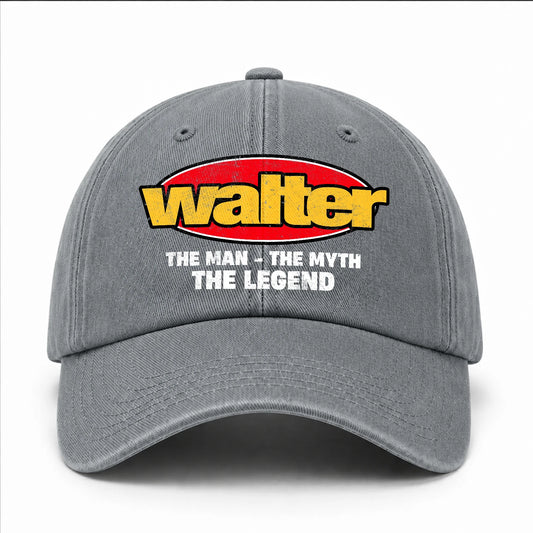 The Man The Myth The Legend Vintage Logo Washed Cap WALTER 13K1 C162PF