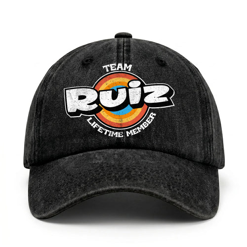 Team Your Name Lifetime Member Logo Cap RUIZ 13K1 C66PF