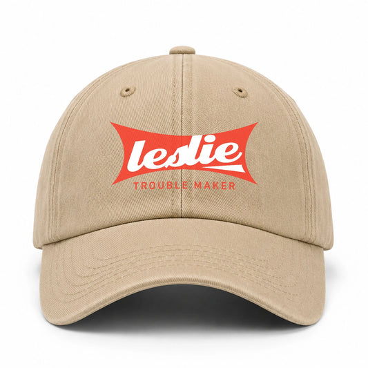 Trouble Maker Red Logo Washed Cap LESLIE 13K1 C78PF