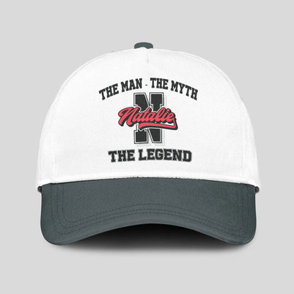 The Man The Myth The Legend Custom Initial Letter And Name Cap NATALIE 13K1 C38PF