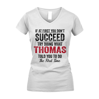 THOMAS 13K1-357 If At First You Don't Succeed...