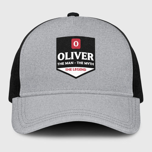 The Man The Myth The Legend Gray Mesh Cap OLIVER 13K1 C189PF