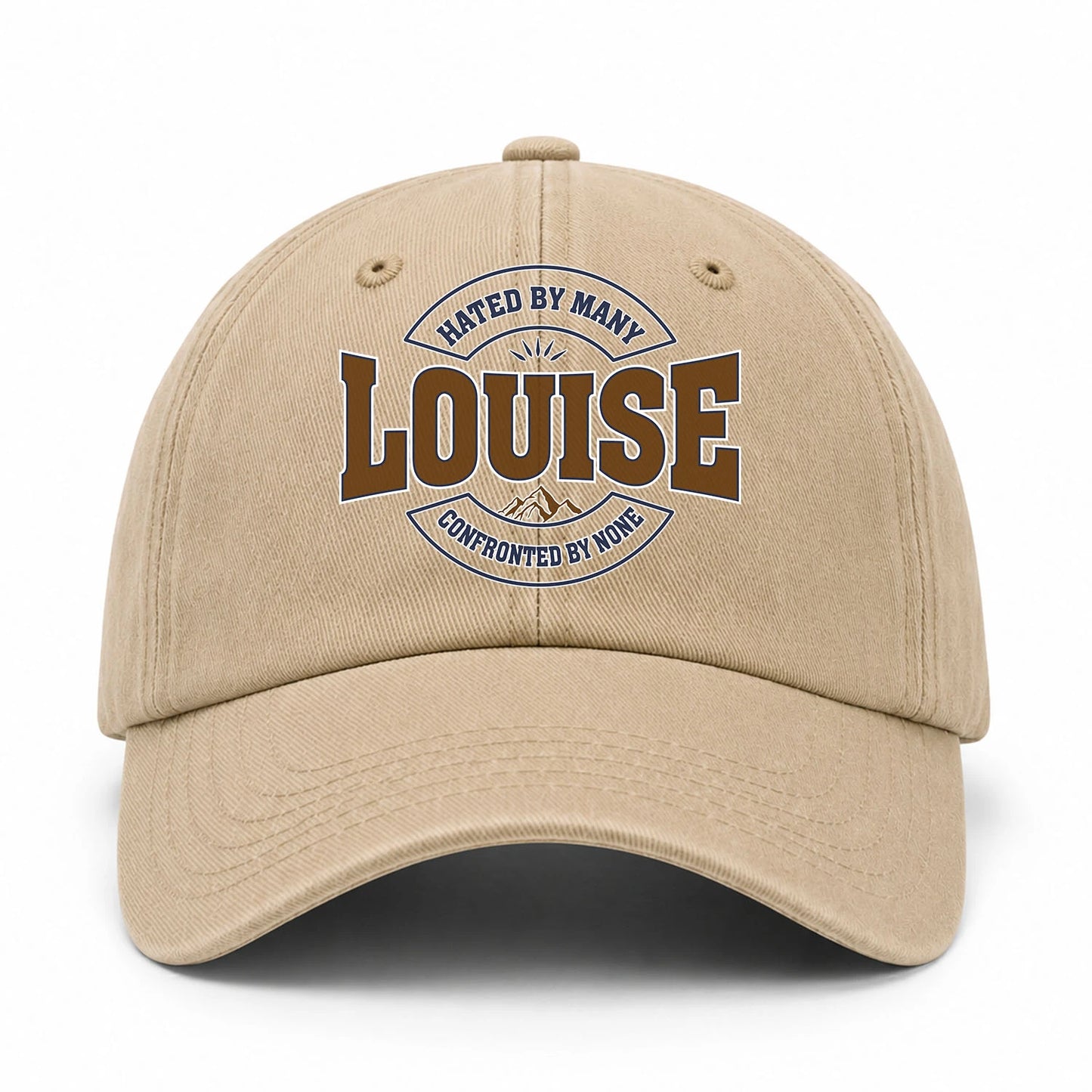 Hated By Many Confronted By None Washed Cap LOUISE 13K1 C36PF