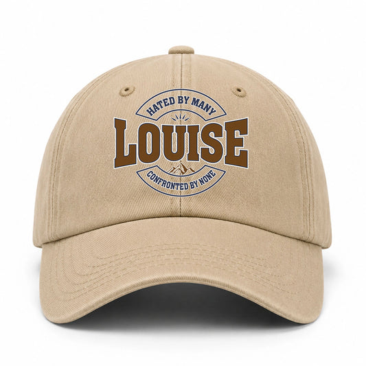 Hated By Many Confronted By None Washed Cap LOUISE 13K1 C36PF